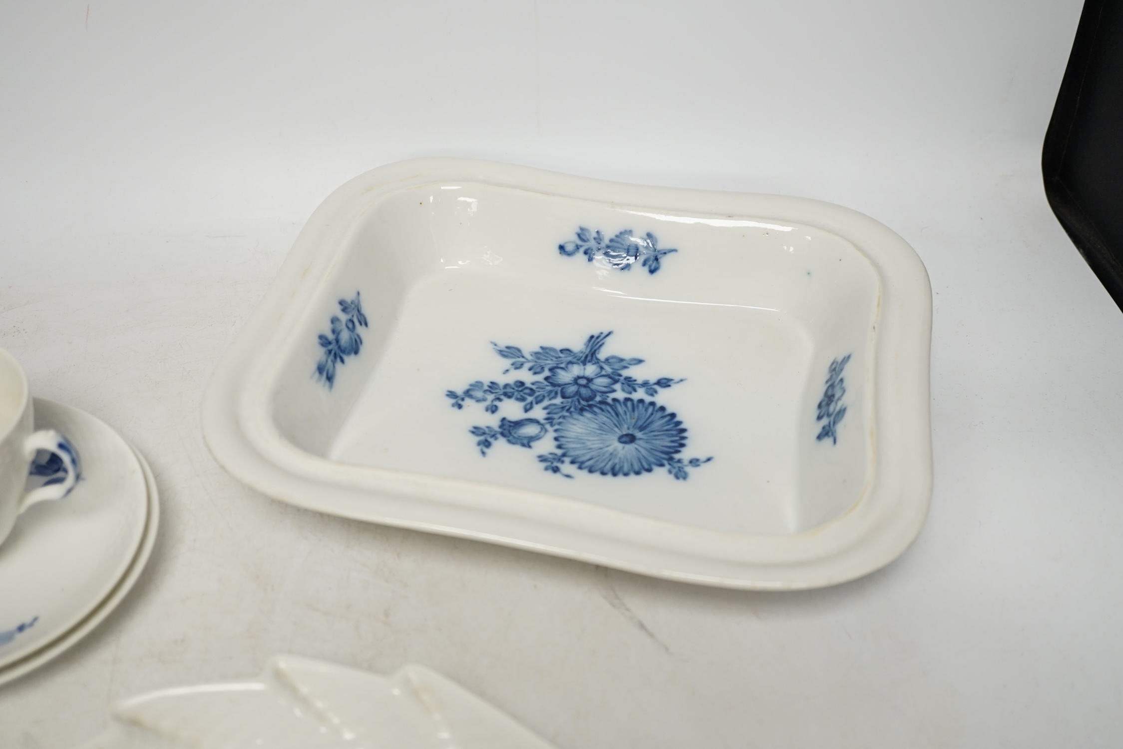 A small group of Royal Copenhagen tableware. Condition - fair to good